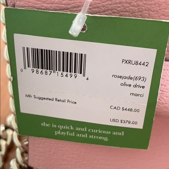 Kate Spade pink leather purse Rosejade Marci - Picture 2 of 6